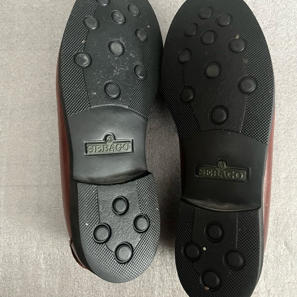 [10.5B]Sebago Chestnut Leather Men's Classic Will Tassel Loafers - Picture 11 of 11